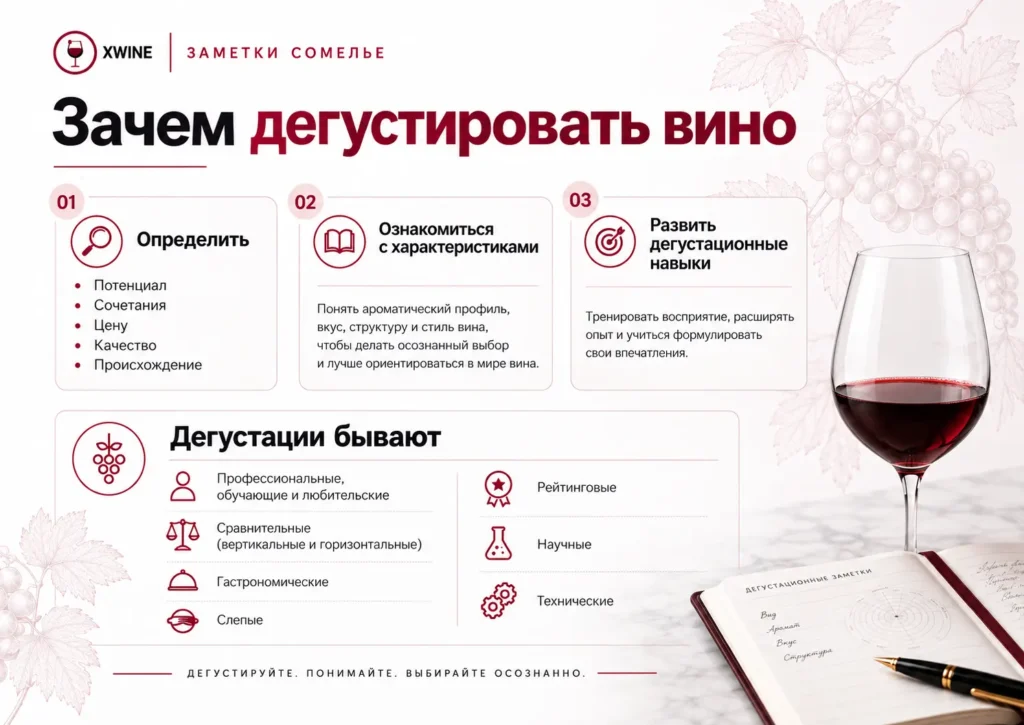 Дегустация вина: зачем пробовать и сравнивать вина