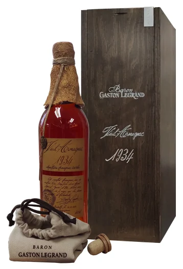 Арманьяк Baron G. Legrand 1934 Bas Armagnac 40%, 0,7 л — Франция