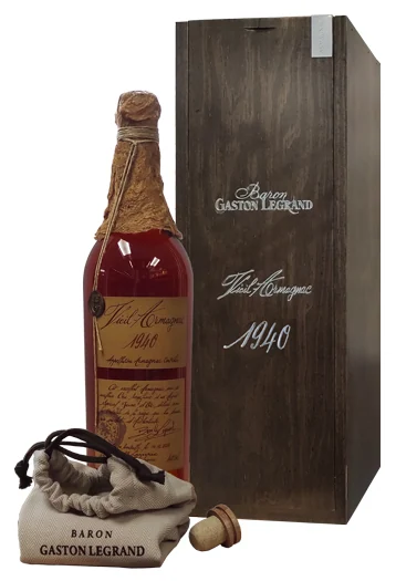 Арманьяк Baron G. Legrand 1940 Bas Armagnac 40%, 0,7 л — Франция