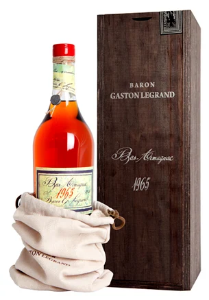 Арманьяк Baron G. Legrand 1965 Bas Armagnac 40%, 0,7 л — Франция