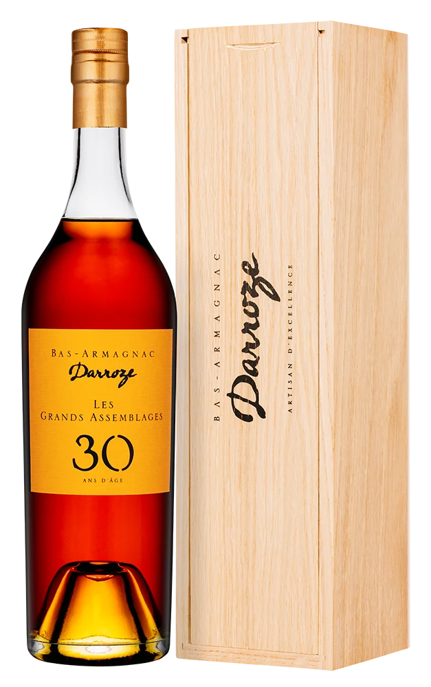 Арманьяк Les Grands Assemblages 30 Ans d'Age Bas-Armagnac в подарочной упаковке (дерево), 0,7 л — Франция