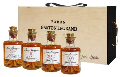 Арманьяк Набор Baron G. Legrand Bas Armagnac VSOP, XO, 2003, 1993 4x, 0,2 л — Франция
