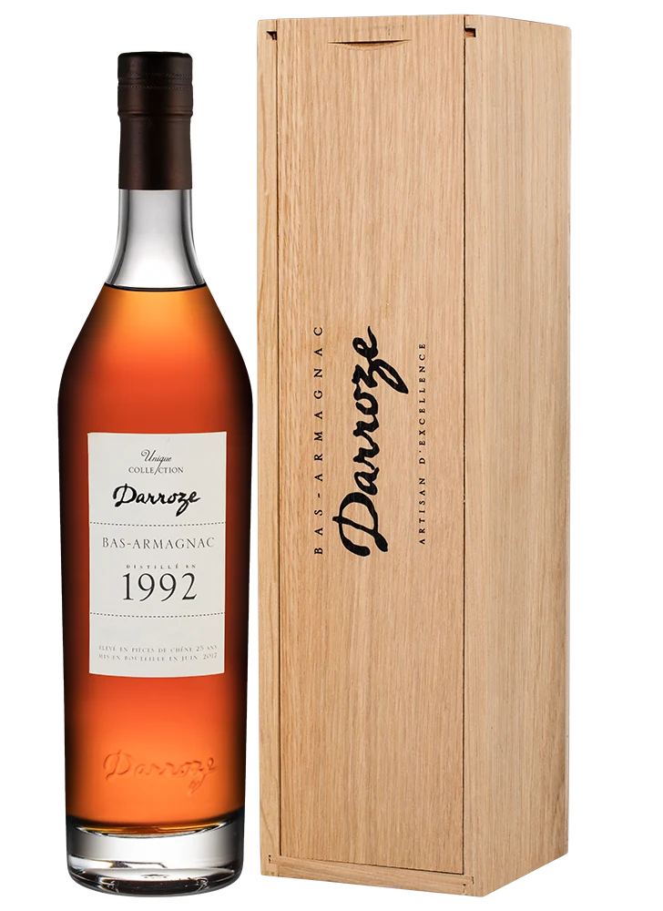 Арманьяк Unique Collection Bas-Armagnac в подарочной упаковке (дерево), 1992, 0,7 л — Франция
