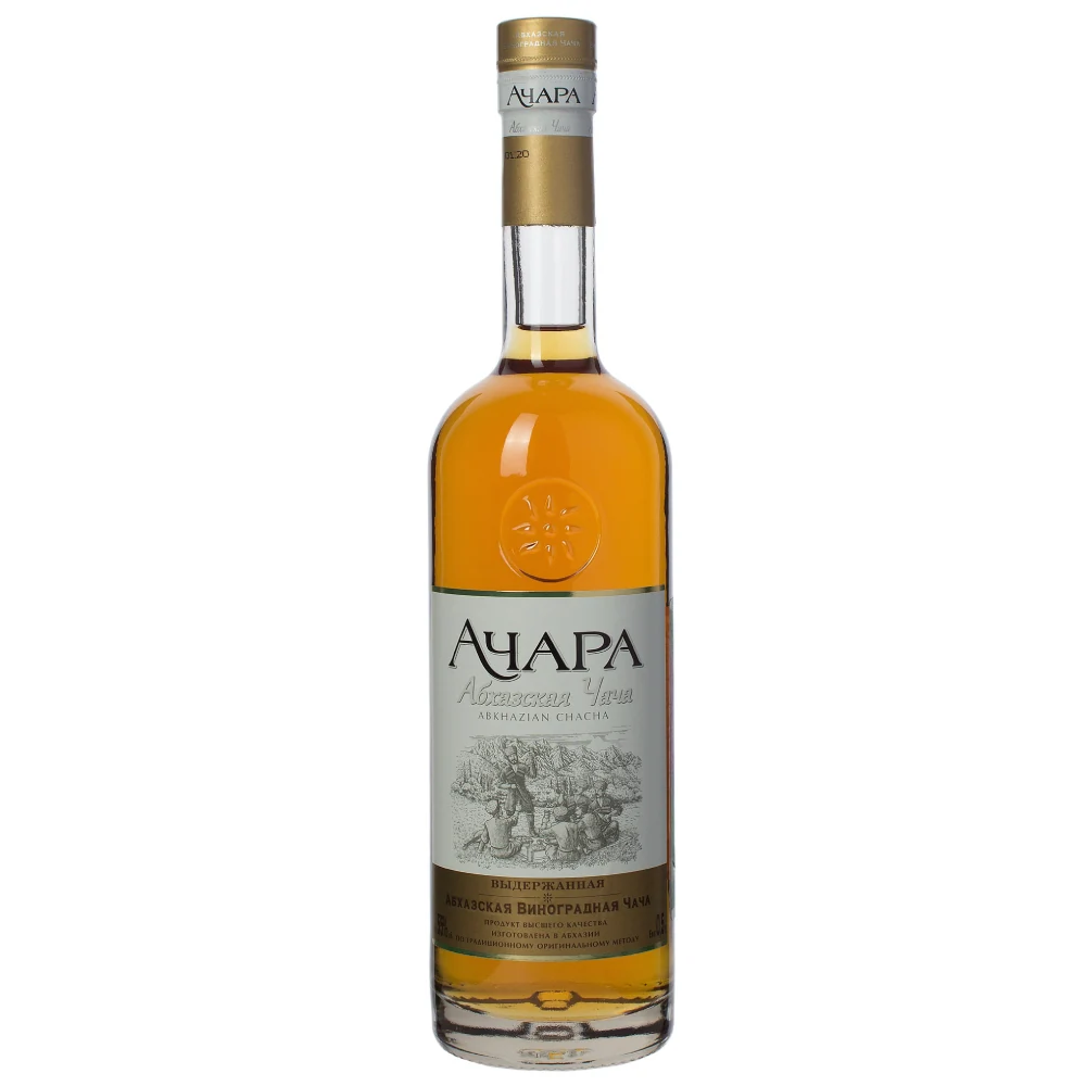 Чача Achara Vyderzhannay Vinogradnaya Abkhazian Chacha 2019 г, 0,5 л — Абхазия