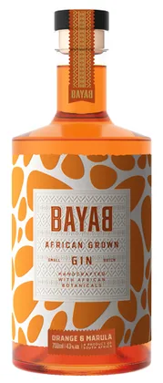 Джин BAYAB Orange & Marula Gin 43%, 0,7 л — ЮАР