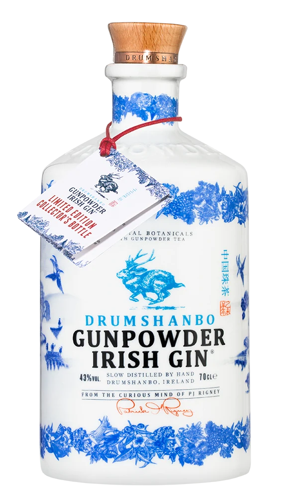 Джин Drumshanbo Gunpowder Irish Gin (керамическая бутылка), 0,7 л — Ирландия