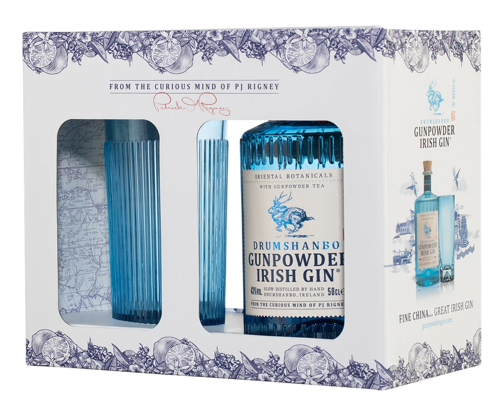 Джин Drumshanbo Gunpowder Irish Gin в подарочной упаковке, 0,5 л — Ирландия