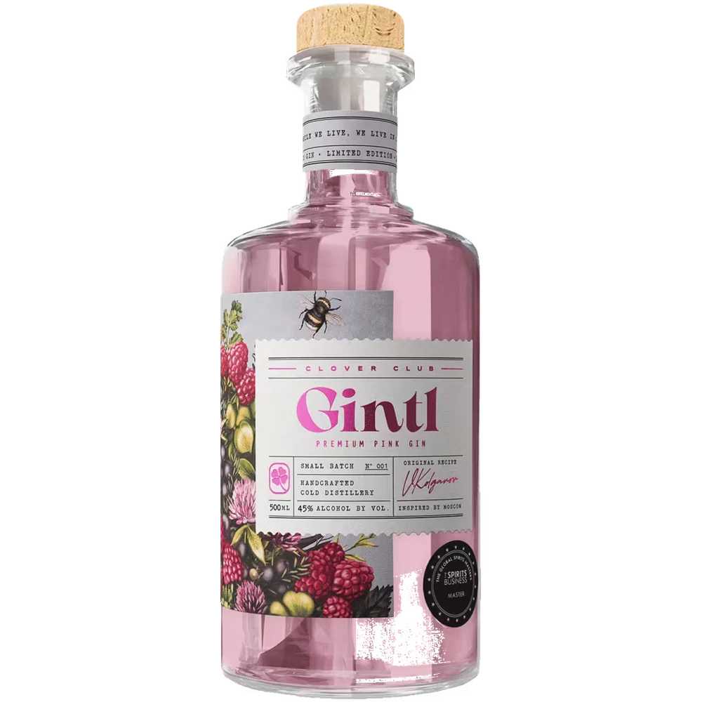 Джин Gintl Clover Club Pink, 0,5 л — Россия