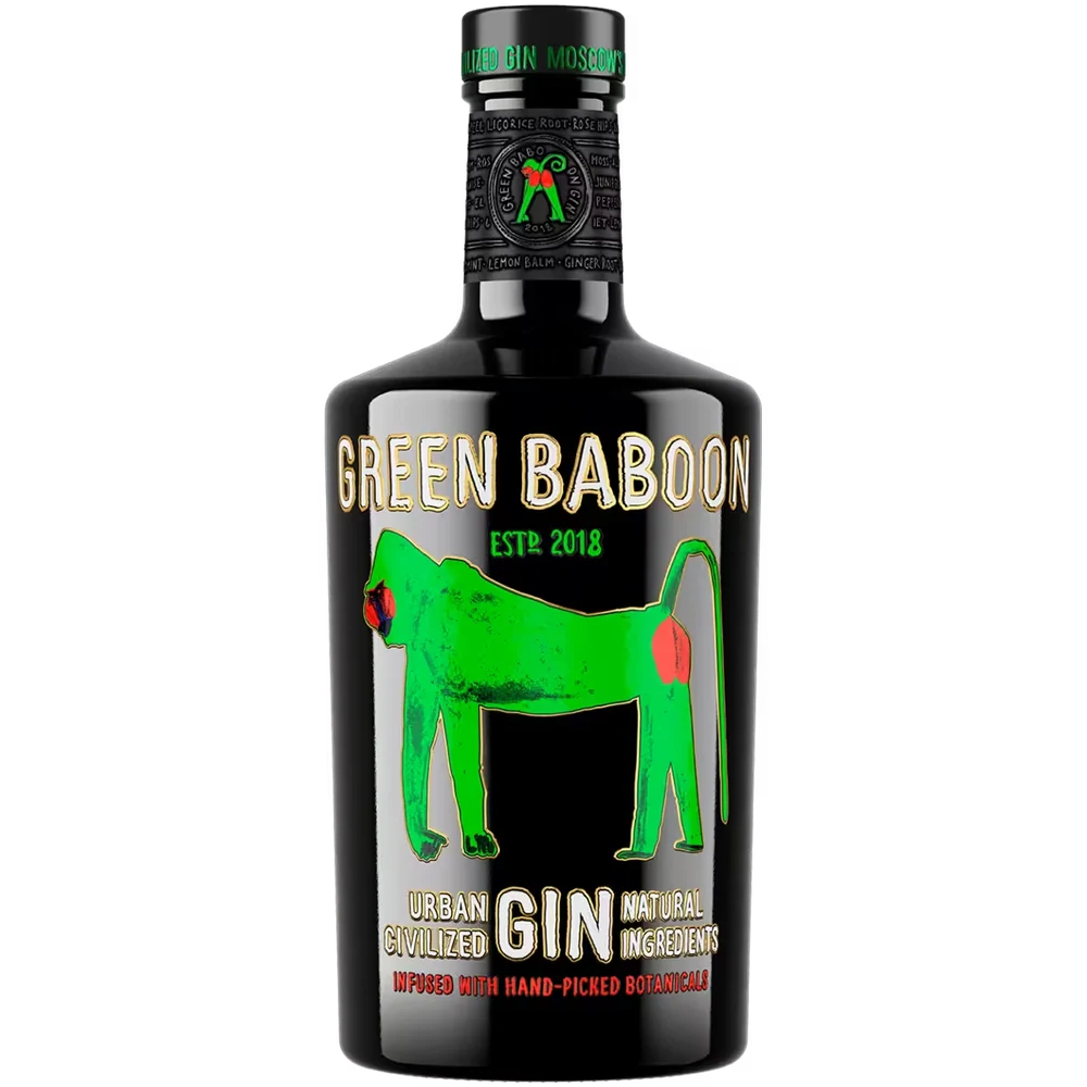 Джин Green Baboon, 0,5 л — Россия