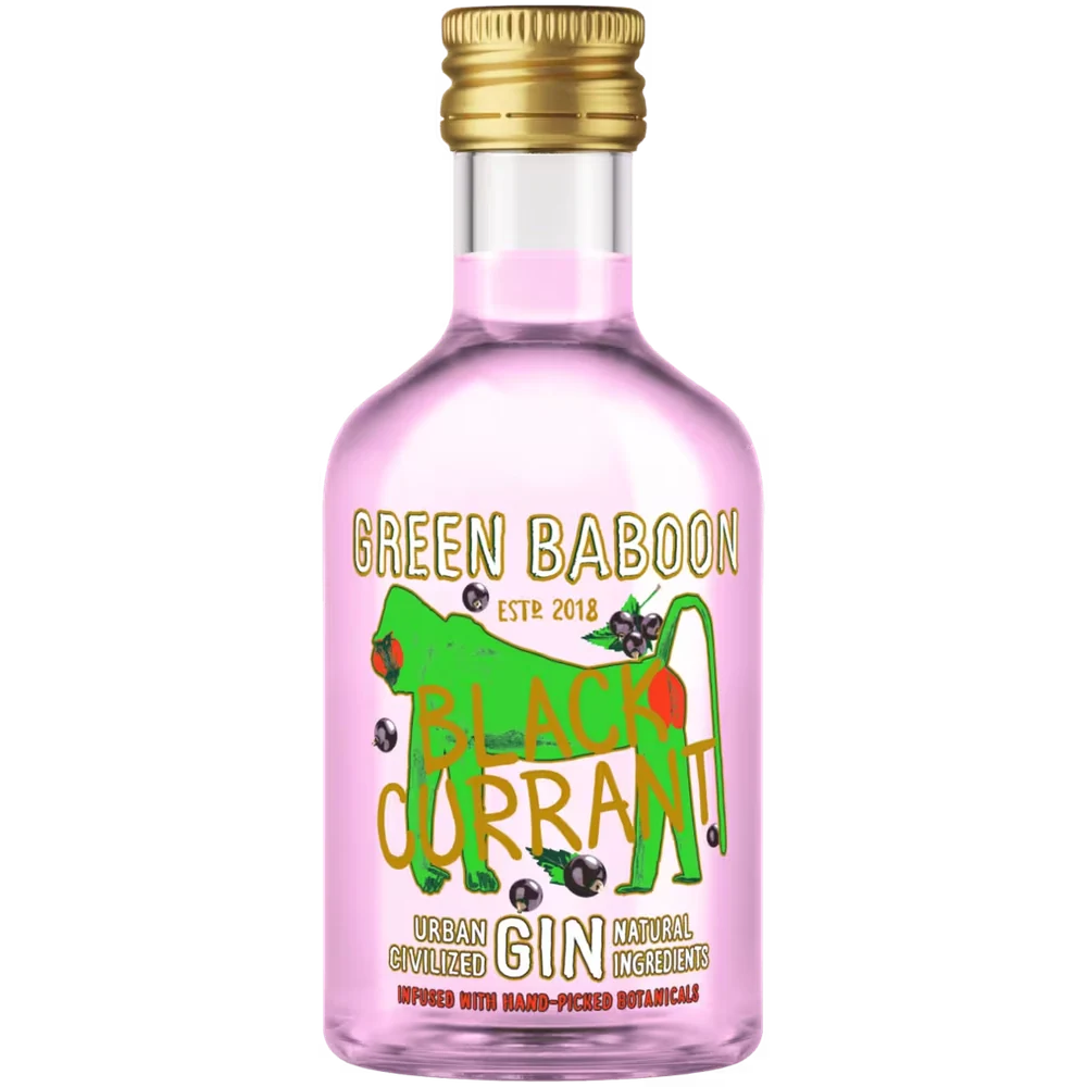 Джин Green Baboon Blackcurrant, 0,25 л — Россия