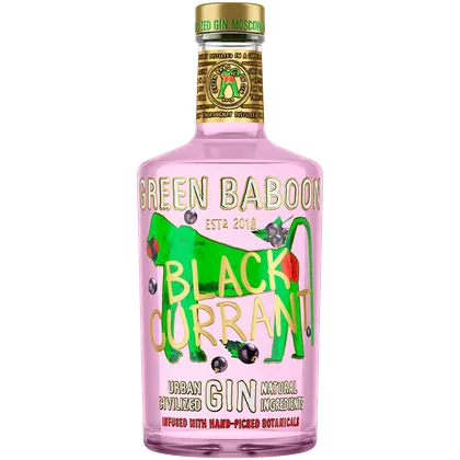 Джин Green Baboon Blackcurrant, 0,5 л — Россия