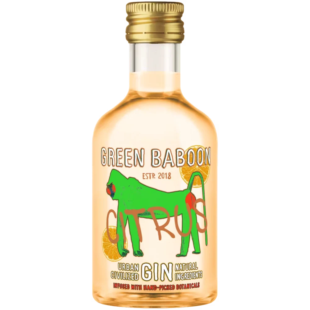 Джин Green Baboon Citrus, 0,25 л — Россия
