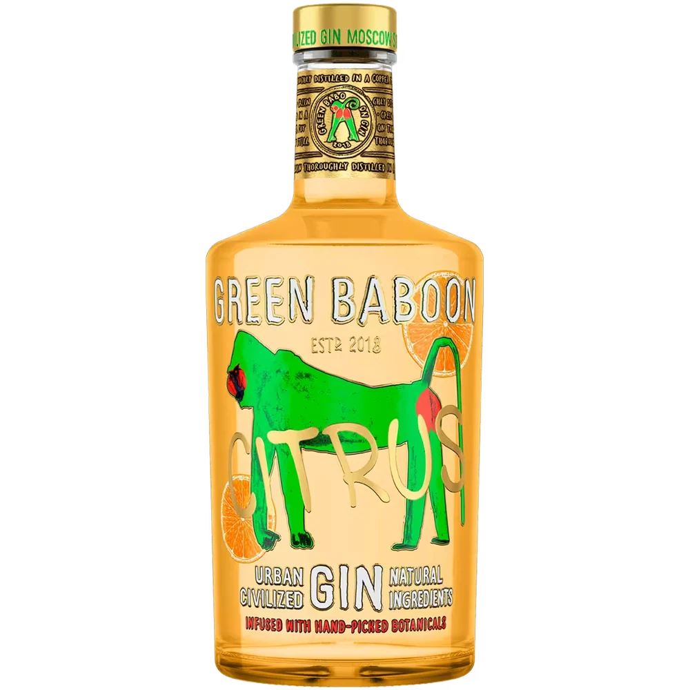 Джин Green Baboon Citrus, 0,7 л — Россия