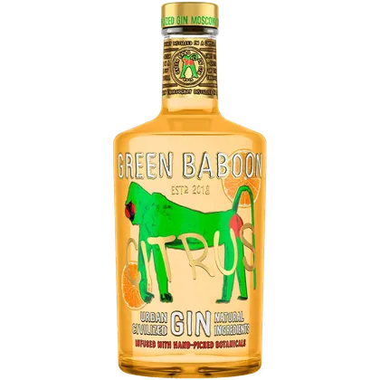 Джин Green Baboon Citrus, 0,7 л — Россия