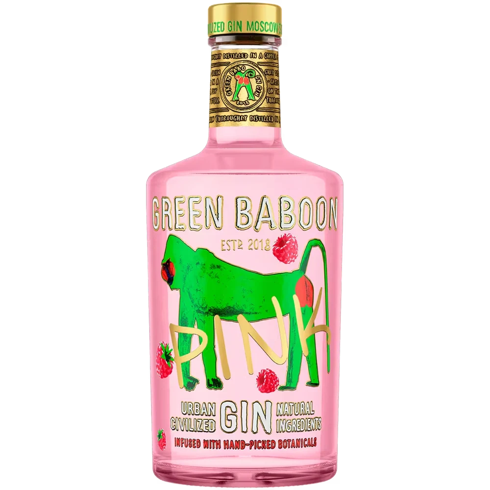 Джин Green Baboon Pink, 0,5 л — Россия