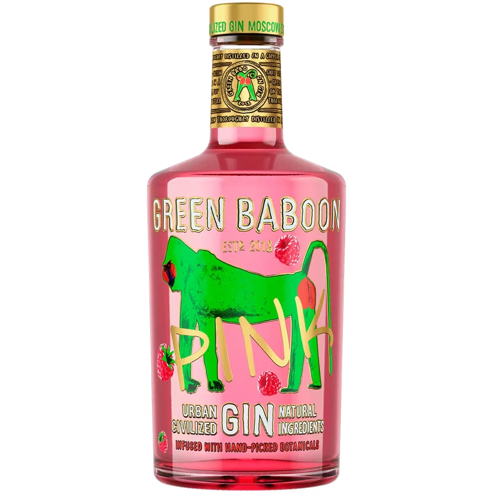 Джин Green Baboon Pink, 0,7 л — Россия