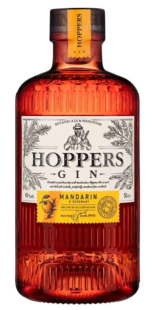 Джин Hoppers Mandarin & Rosemary, 0,5 л — Россия