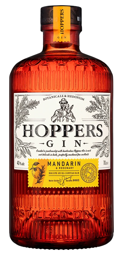 Джин Hoppers Mandarin & Rosemary, 0,7 л — Россия