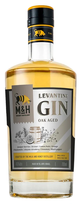 Джин M & H Levantine Single Malt Gin Oak Aged 46%, 0,7 л — Израиль