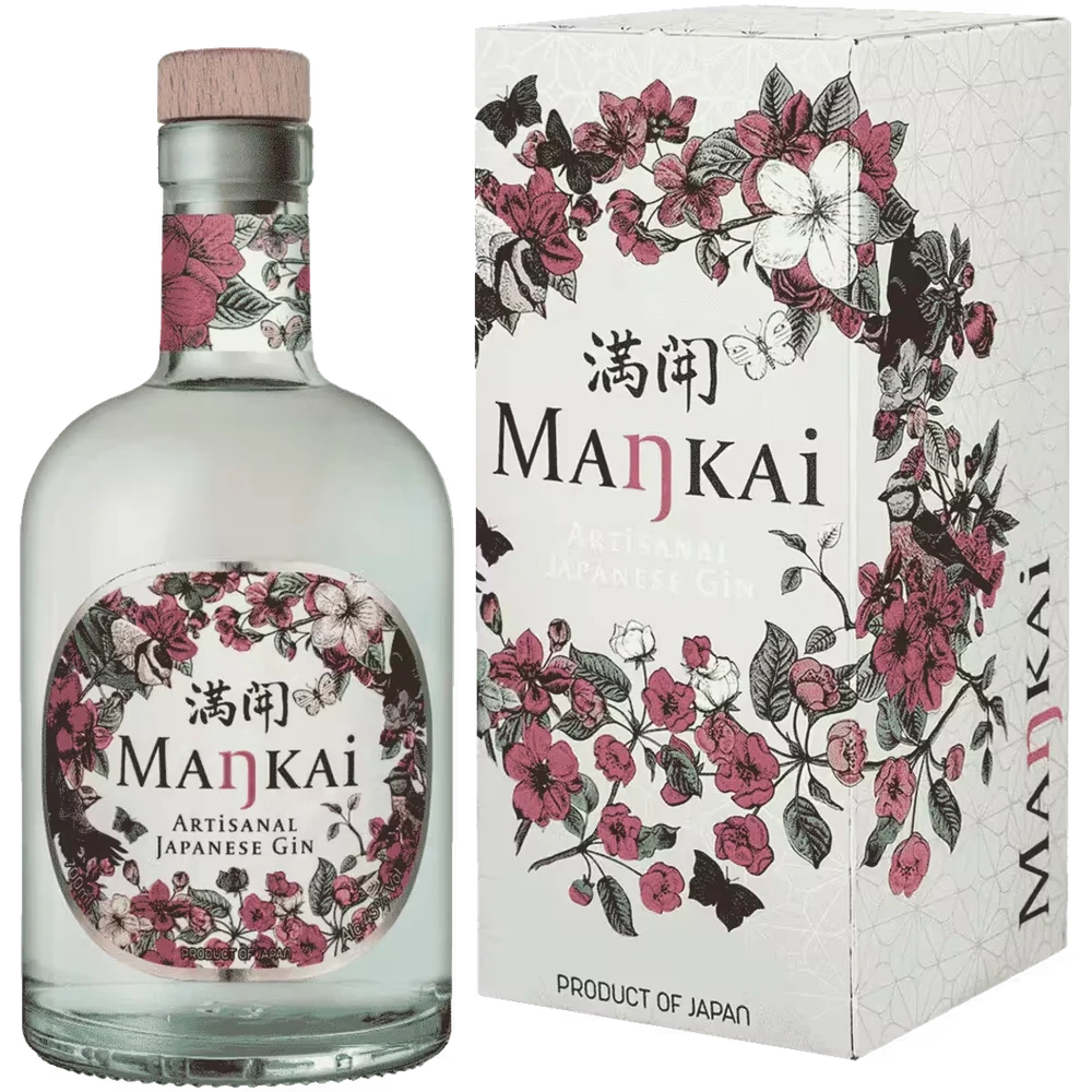 Джин Mankai Artisanal Japanese 0,7 л в подарочной упаковке — Япония