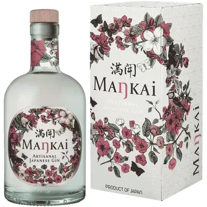 Джин Mankai Artisanal Japanese 0,7 л в подарочной упаковке — Япония