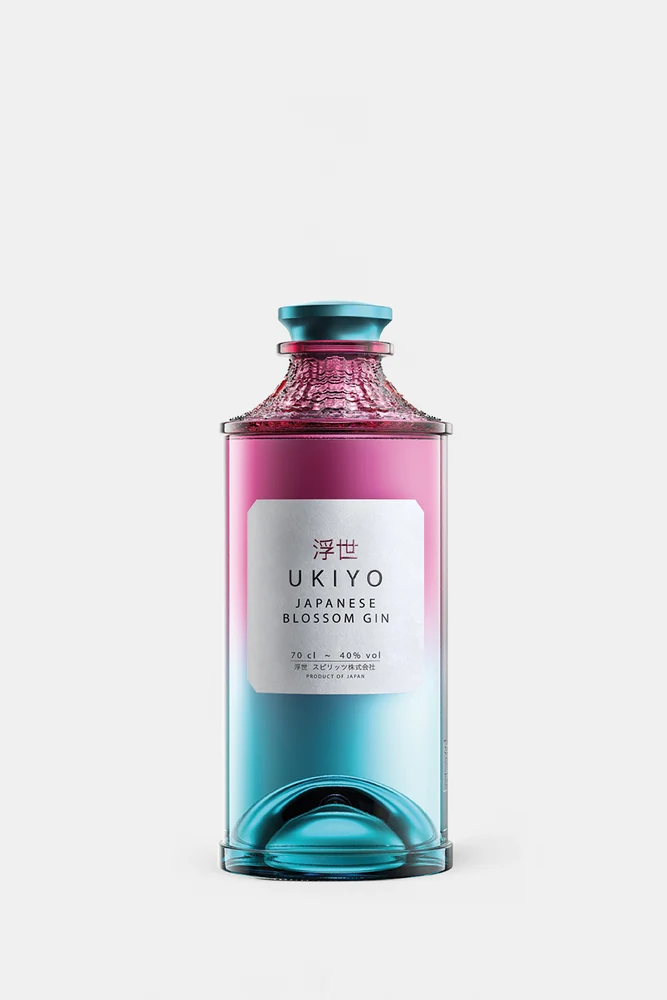 Джин Укиё Блоссом, 0,7 л — Япония