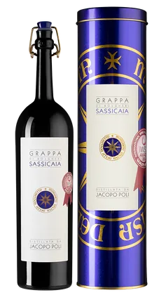 Граппа Grappa Sassicaia в подарочной упаковке, 2016, 0,5 л — Италия