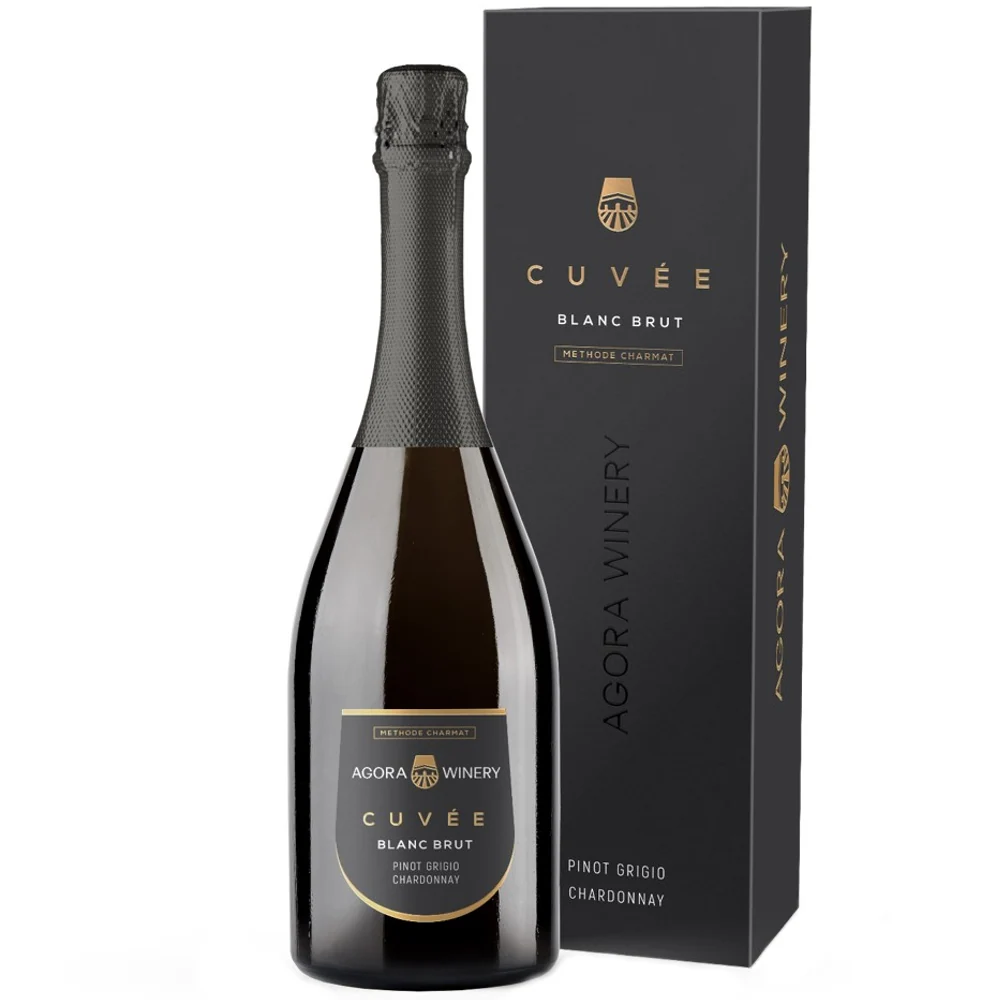 Игристое вино Agora Cuvee Pinot Grigio Chardonnay (gift box), 0,75 л — Россия