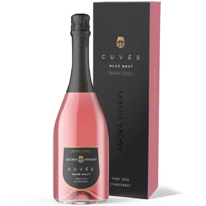 Игристое вино Agora Cuvee Pinot Noir Chardonnay (gift box), 0,75 л — Россия