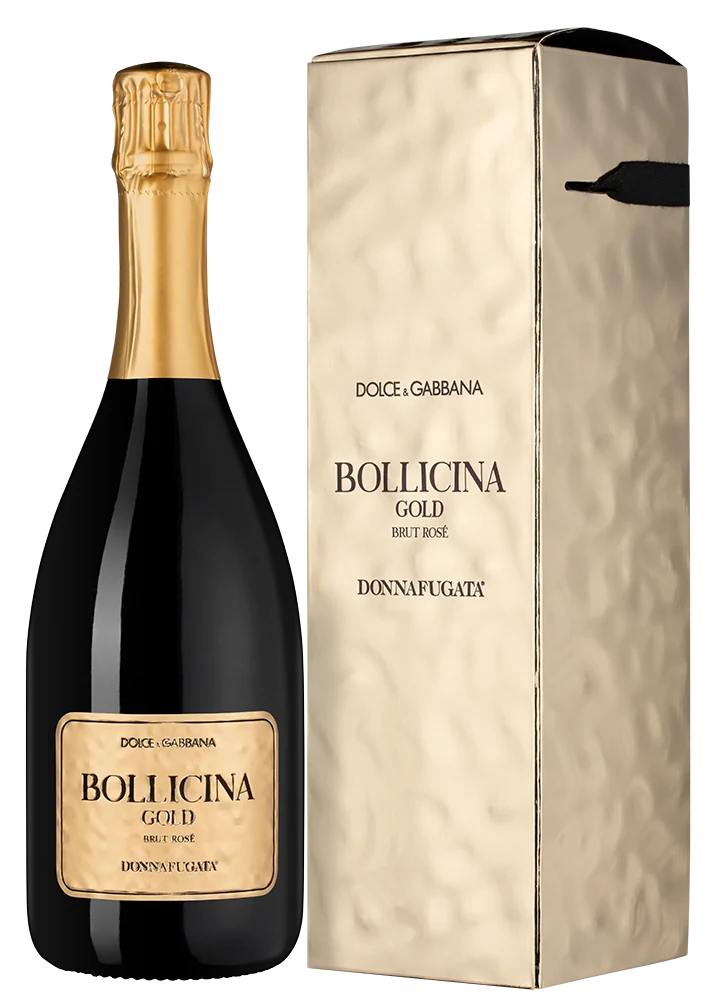 Игристое вино Bollicina Gold Dolce & Gabbana Rose Brut в подарочной упаковке, Donnafugata, 0,75 л — Италия