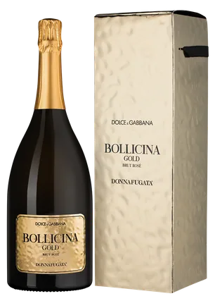 Игристое вино Bollicina Gold Dolce & Gabbana Rose Brut в подарочной упаковке, Donnafugata, 1,5 л — Италия