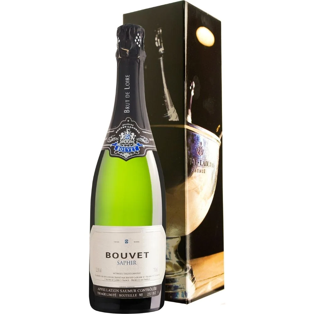 Игристое вино Bouvet Saphir Brut Vintage (gift box), 0,75 л — Франция
