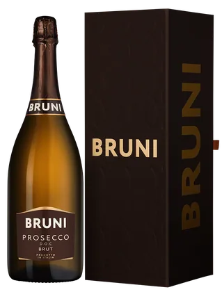 Игристое вино Bruni Prosecco Brut в подарочной упаковке, 1,5 л — Италия