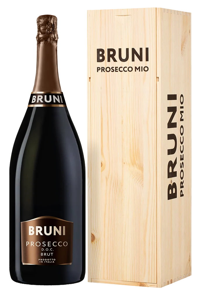 Игристое вино Bruni Prosecco Brut в подарочной упаковке, 3 л — Италия