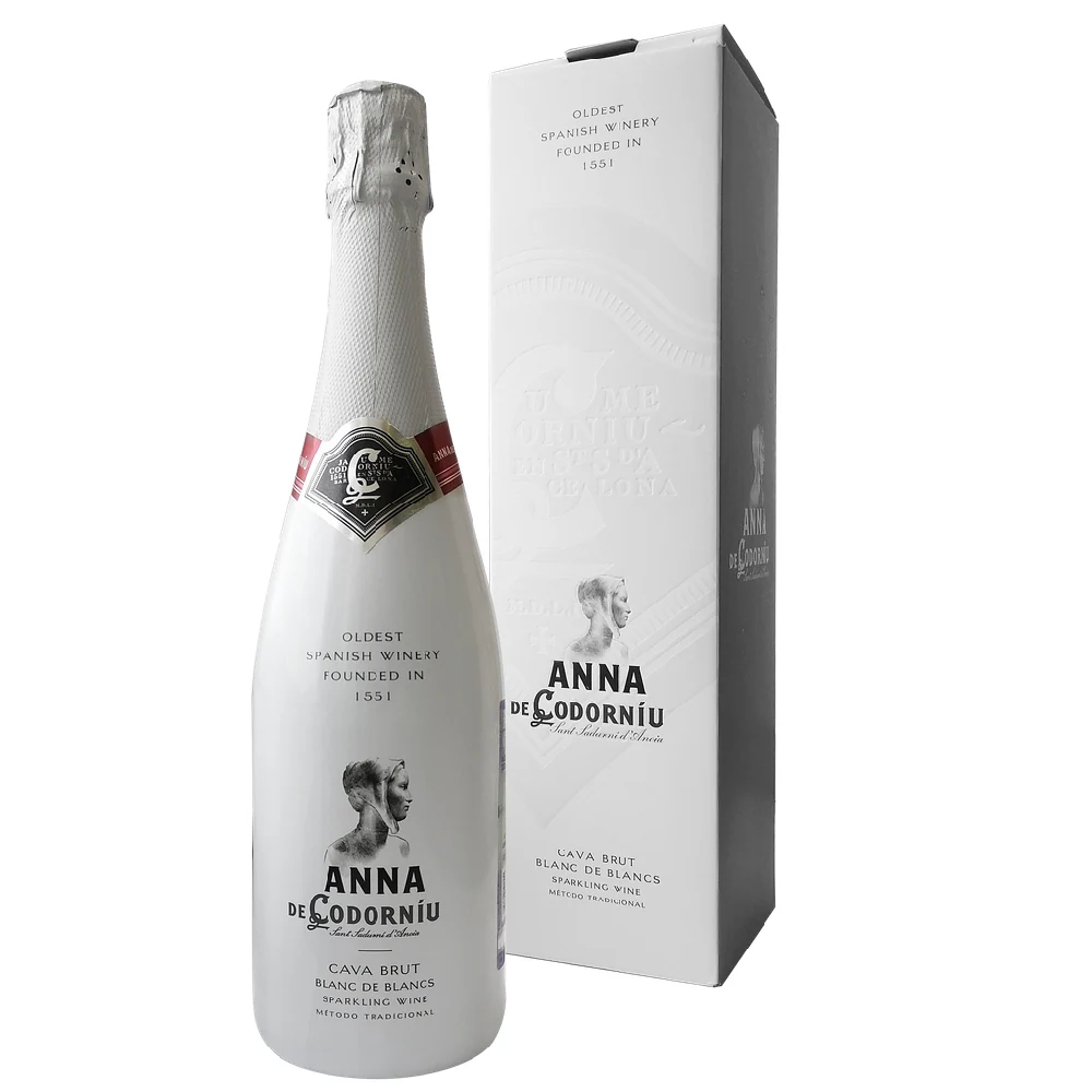 Игристое вино Cava Anna de Codorniu Blanc de Blancs Brut (gift box), 0,75 л — Испания
