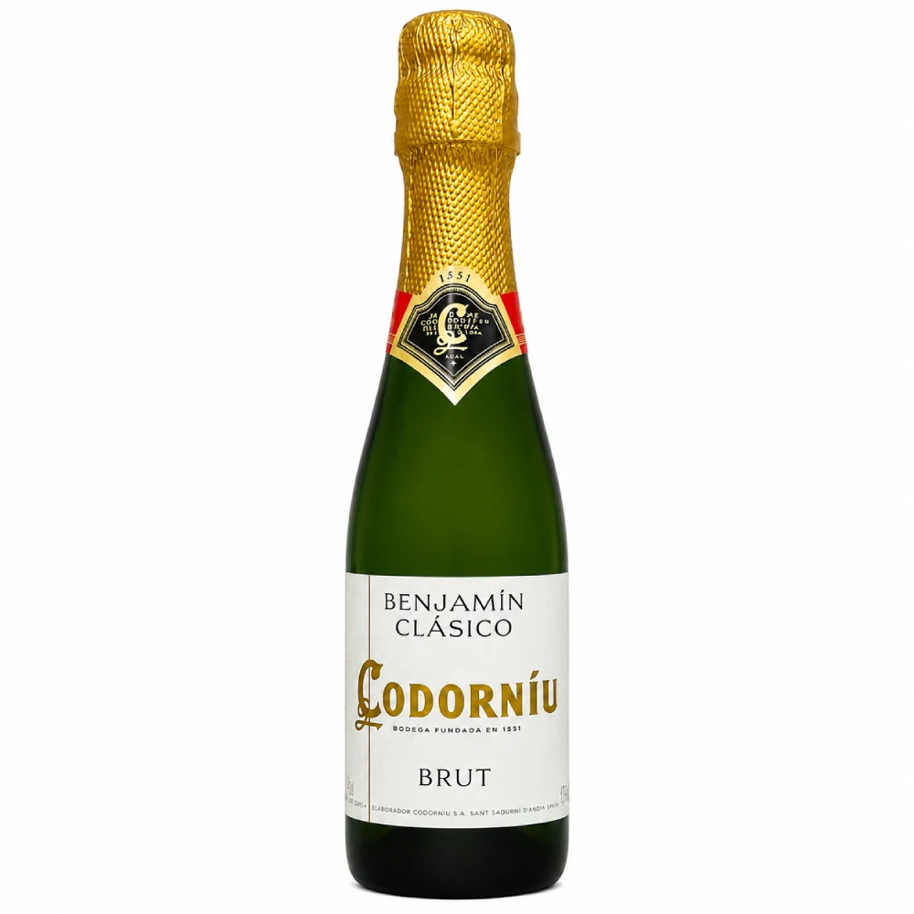 Игристое вино Cava Codorniu Benjamin Clasico Brut, 0,2 л — Испания