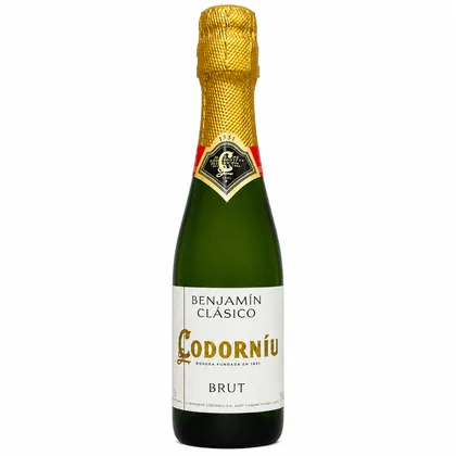 Игристое вино Cava Codorniu Benjamin Clasico Brut, 0,2 л — Испания