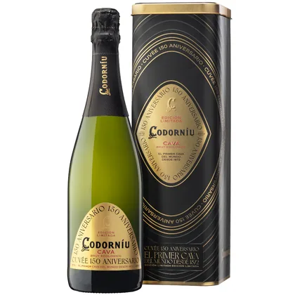 Игристое вино Cava Codorniu Cuvée 150 Anniversario Brut (gift box), 0,75 л — Испания