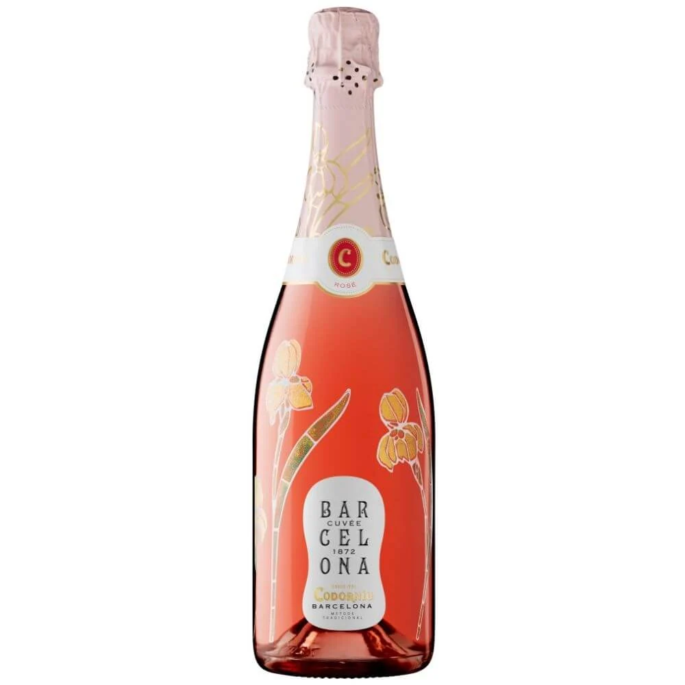 Игристое вино Cava Codorniu Cuvee Barcelona 1872 Brut Rose, 0,75 л — Испания