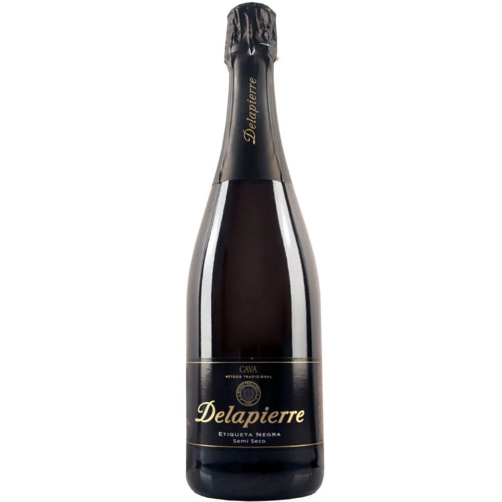 Игристое вино Cava Delapierre Etiqueta Negra Semi Seco DO, 0,75 л — Испания