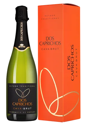 Игристое вино Cava Dos Caprichos в подарочной упаковке, Bodegas Jaume Serra, 0,75 л — Испания