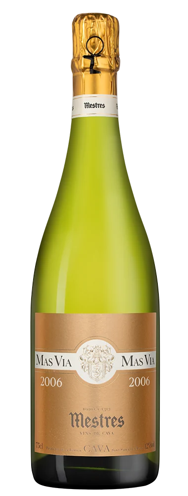 Игристое вино Cava Mas Via Gran Reserva Brut, Mestres, 0,75 л — Испания