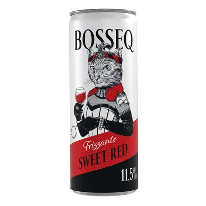 Игристое вино Chateau Dereszla Bosseq Red Sweet Frizzante, 0,25 л — Венгрия