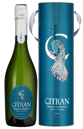 Игристое вино Citran Cremant de Bordeaux в подарочной упаковке, Chateau Citran, 0,75 л — Франция