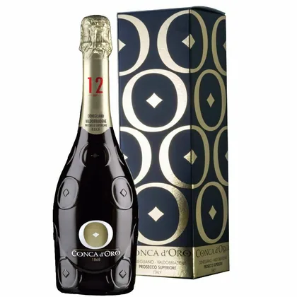 Игристое вино Conca d'Oro Prosecco Superiore Millesimato Conegliano Valdobbiadene Brut (gift box), 0,75 л — Италия