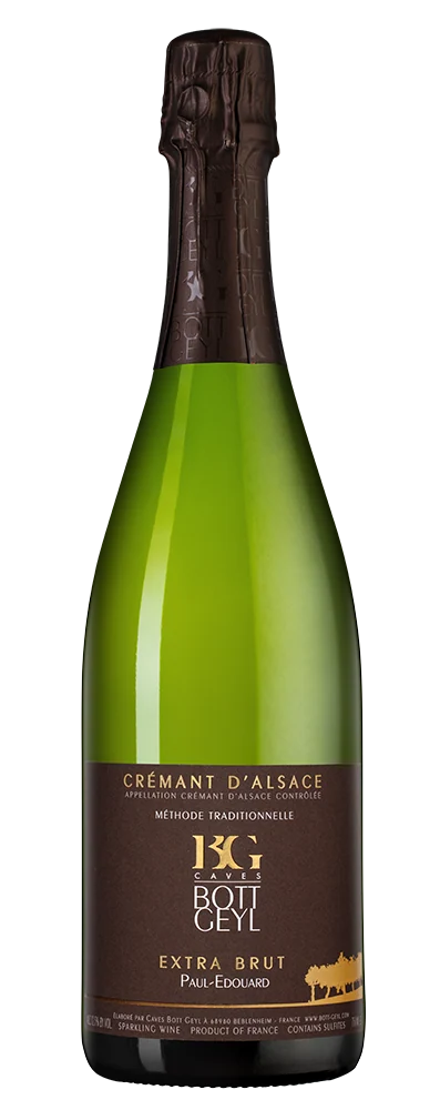 Игристое вино Cremant d’Alsace Extra Brut Cuvee Paul-Edouard, Domaine Bott-Geyl, 0,75 л — Франция