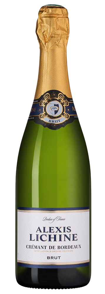 Игристое вино Cremant de Bordeaux Brut, Alexis Lichine, 0,75 л — Франция