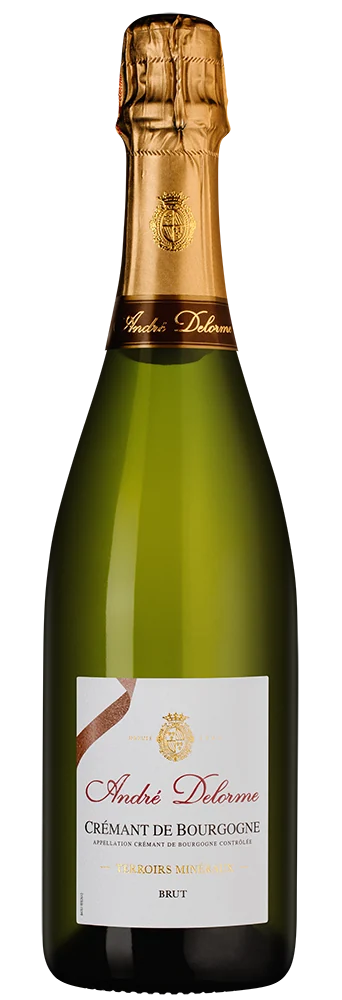 Игристое вино Cremant de Bourgogne Brut, Andre Delorme, 0,75 л — Франция