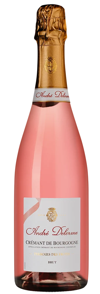 Игристое вино Cremant de Bourgogne Brut Rose, Andre Delorme, 0,75 л — Франция