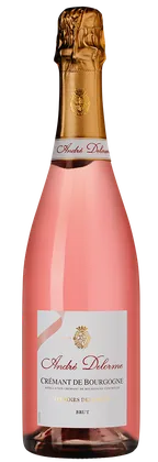 Игристое вино Cremant de Bourgogne Brut Rose, Andre Delorme, 0,75 л — Франция